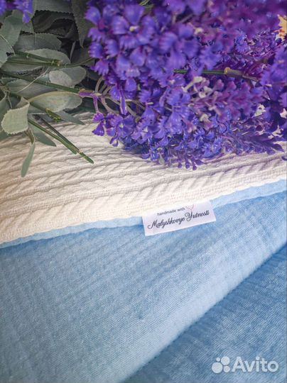 Конверт на выписку из муслина осень