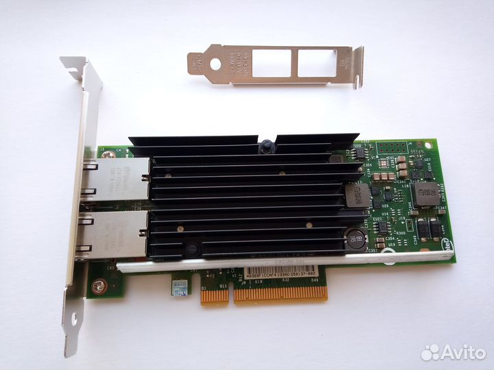 Сетевая карта Intel X540-T2 Dual 10 Гбит/с RJ45