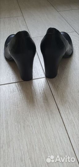 Туфли кожаные ecco, 38 размер
