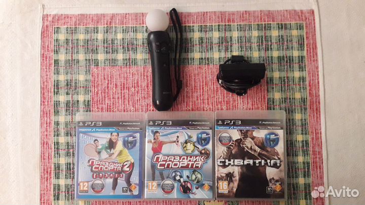 Джойстики PS Move PS3 и аксесуары