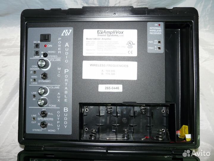 Портативный стерео усилитель AmpliVox SW222