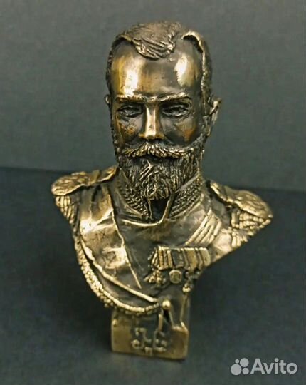 Статуэтка бюст Николай 2