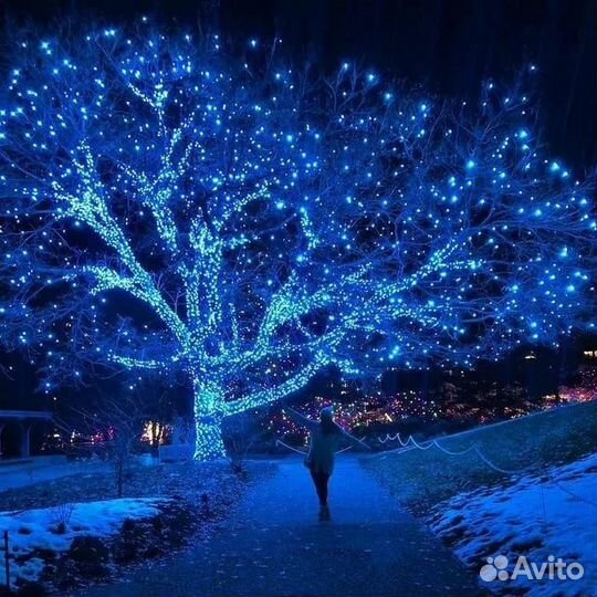 Гирлянда уличная 50, 100 м