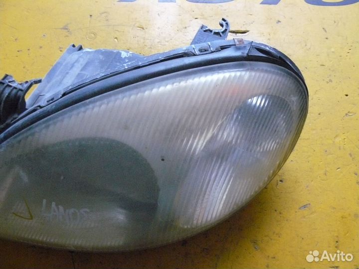 Фара левая для Chevrolet Lanos