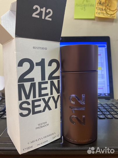 Carolina herrera 212 sexy men 100 духи оригинал