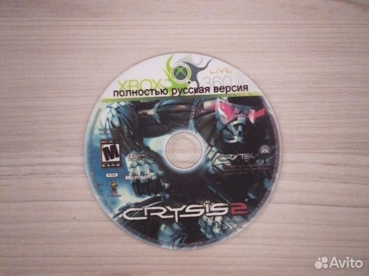 Диск crysis 2 на xbox 360