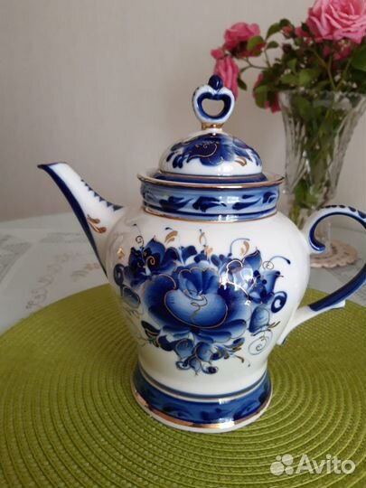 Заварочный чайник гжель