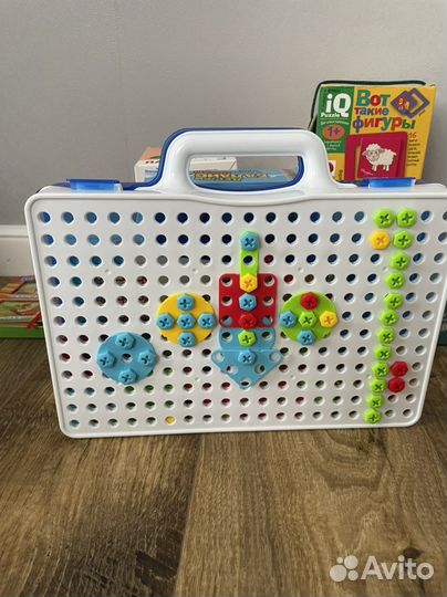 Развивающий конструктор-мозайка с шуруповертом