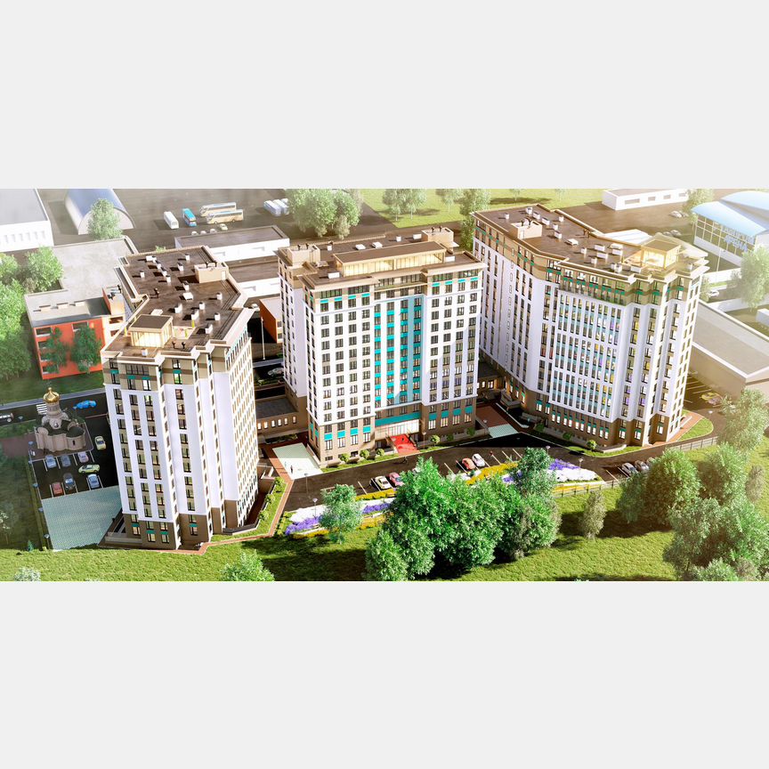 1-к. апартаменты, 40,3 м², 8/13 эт.