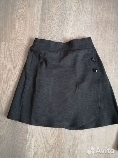 Школьная форма для девочки 128 134 серая