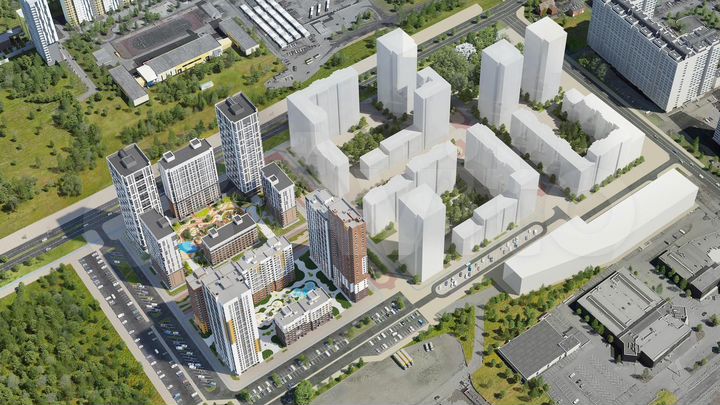 2-к. квартира, 54 м², 8/21 эт.