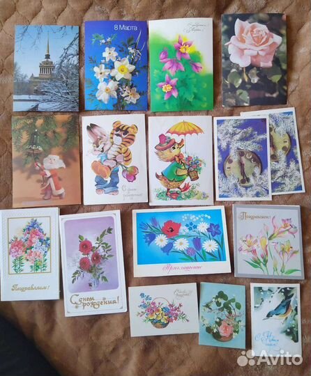 Открытки ссср, чистые