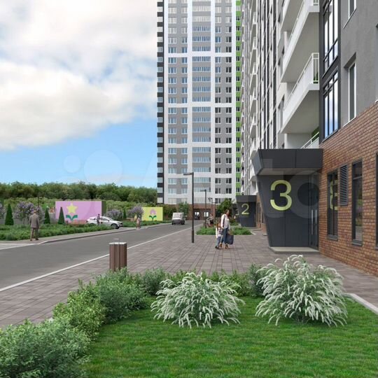 1-к. квартира, 41,1 м², 16/22 эт.