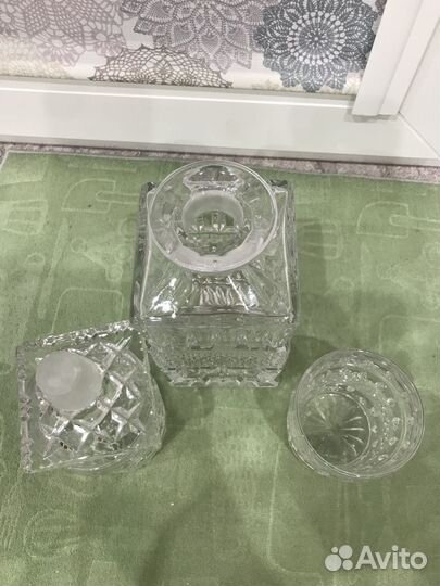 Штоф хрустальный богемия