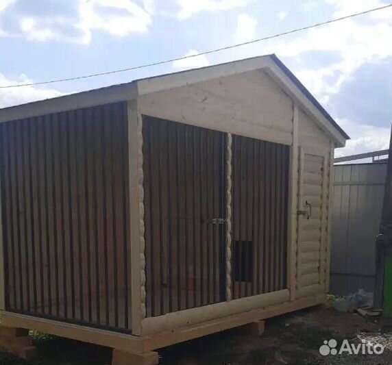 Вольер для собак уличный с зимником М-9-2