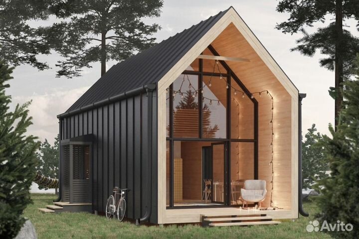 Разноширинная фасадная доска термопихта