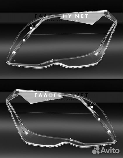 Стекла фар Mercedes GLK X204 2012-2015 левое право