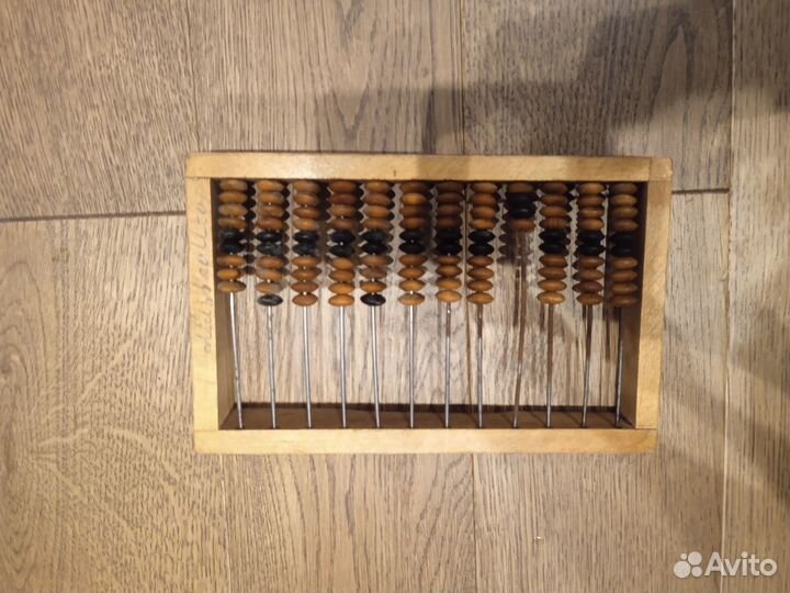 Счеты деревянные СССР маленькие