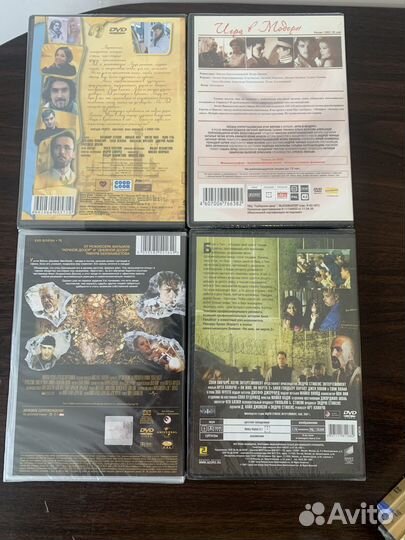 DVD Фильмы Лицензия.В заводской упаковке 20 штук
