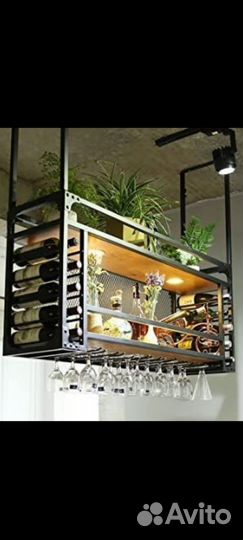 Мебель в Лофт стиле барная полка