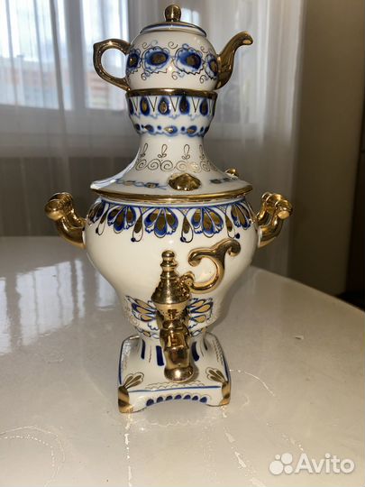 Самовар Гжель СССР