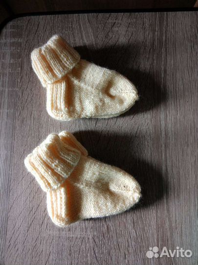 Носки детские разные ручная работа