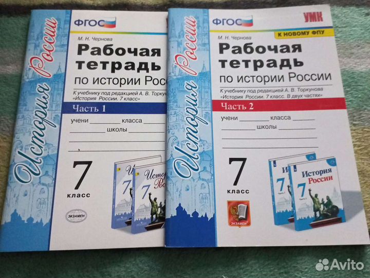 Рабочие тетради 7 класс