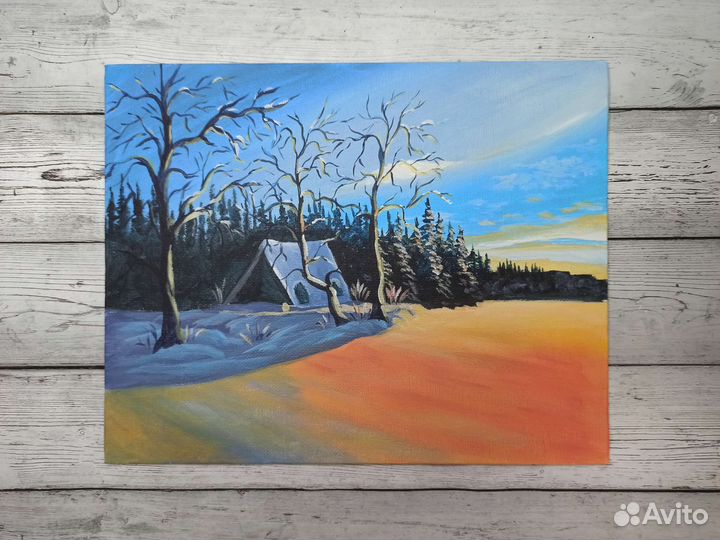 Картина акрилом 