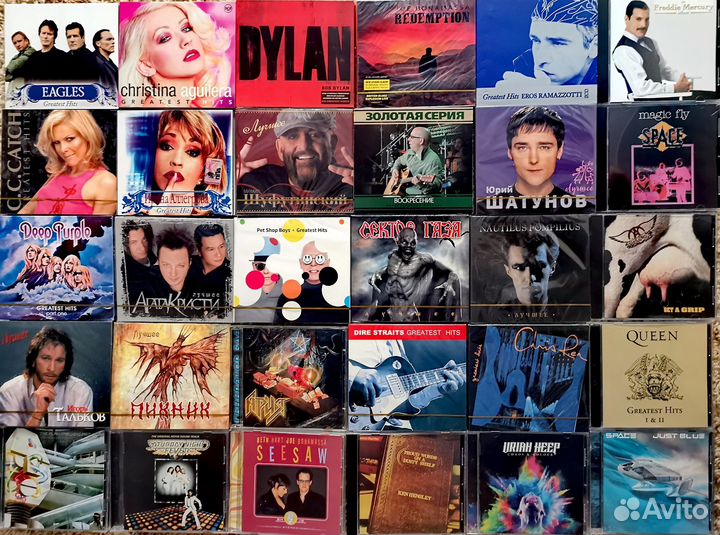 Бокс сеты CD Eagles и другие. Музыкальные cd
