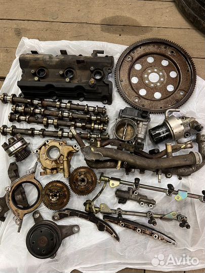 Двигатель vq35de в разборе