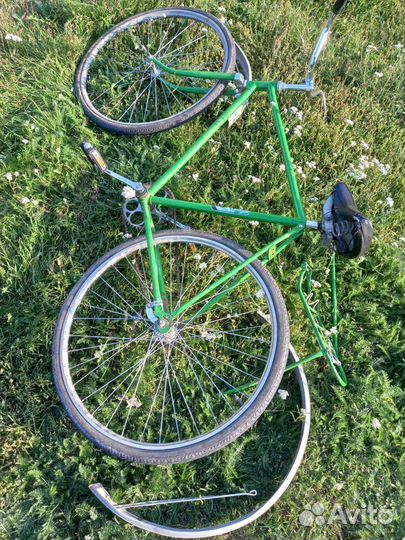 Велосипед урал на ходу