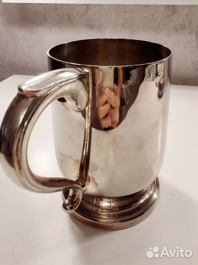 Оловянная пивная кружка