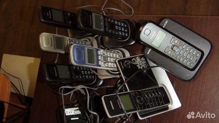 Телефон, радиотел. Panasonic, Siemens 11 шт