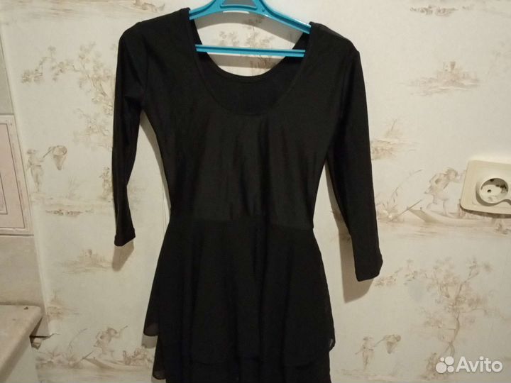 Купальник с юбкой, р. 128