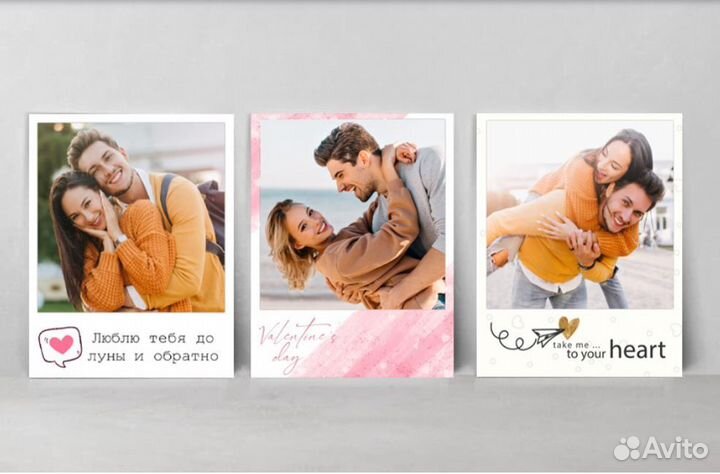 Фотографии Polaroid, в разных стилях