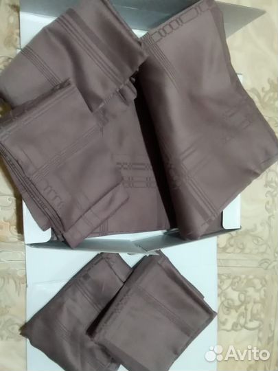 Комплект постельного белья евро сатин