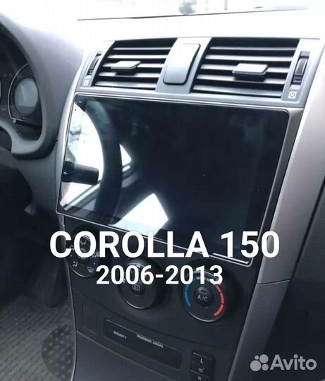 Штатные андроид магнитолы для Toyota Corolla E150