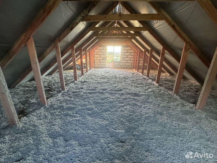 Утеплитель для потолка эковата