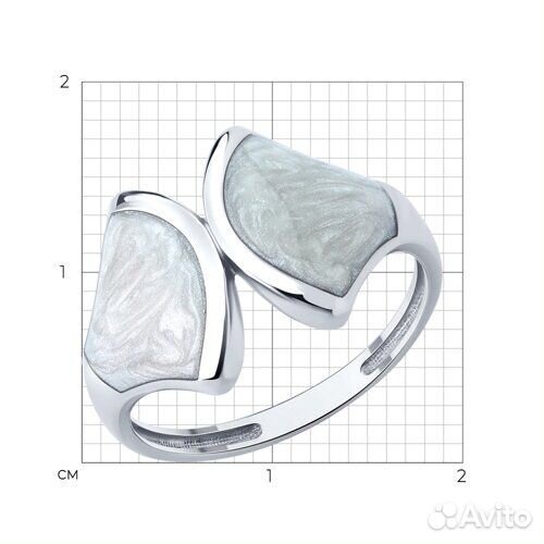 Кольцо Diamant из серебра, 94-110-02302-1, р.16,5