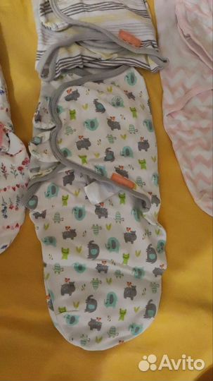 Пеленки кокон на липучке swaddleme