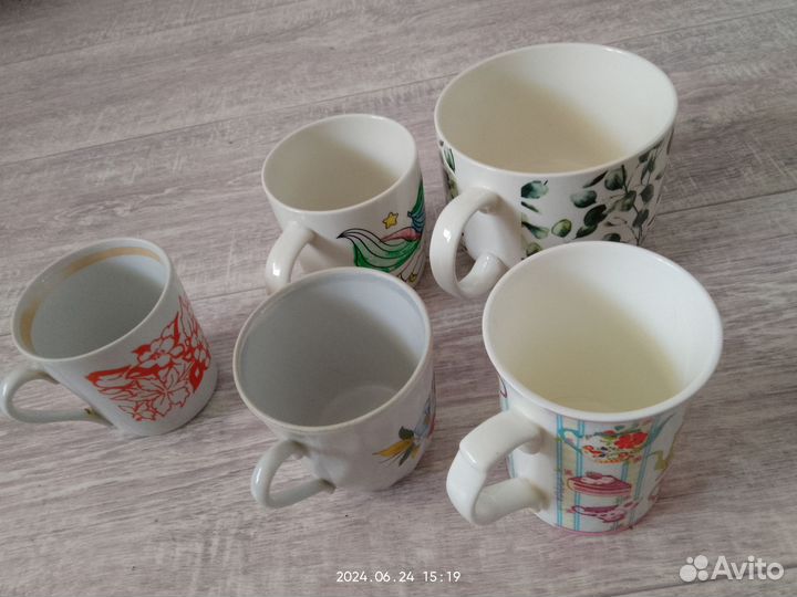 Чайные кружки разнобой пакетом