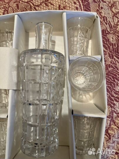 Гусь хрустальный набор для водки вина