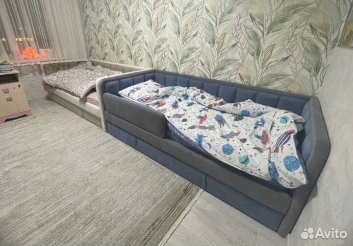 Кровать диванчик мягкий Дабл