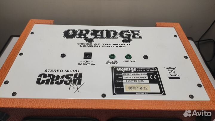 Гитарный комбоусилитель Orange Micro Crush Stereo