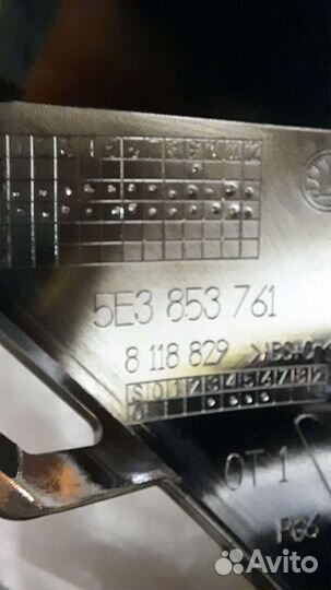 Облицовка решётки радиатора Октавия 8