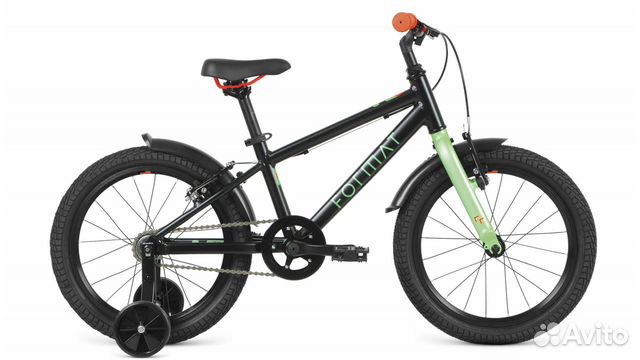 Велосипед детский Format Kids 18 (2022) черный мат