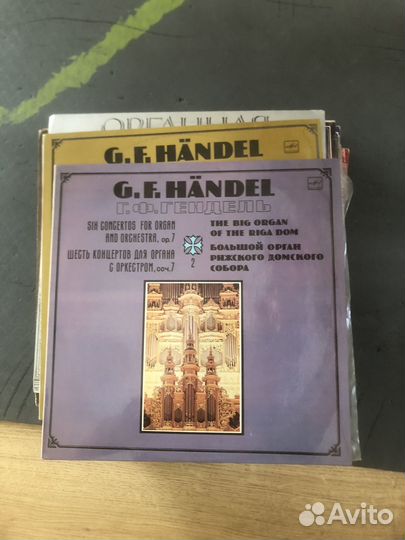 Органная музыка : винил Медодия