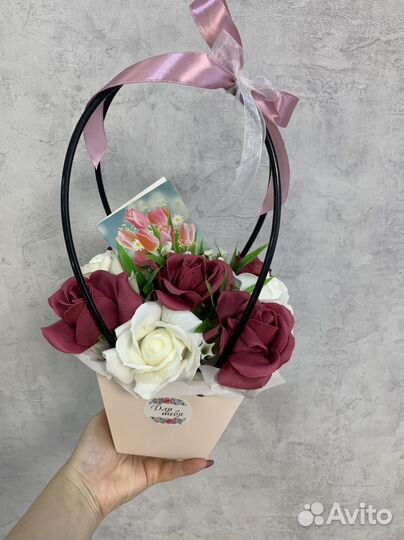 Цветы из мыла