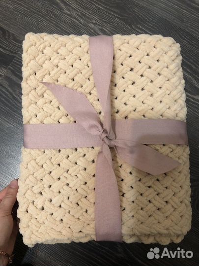 Плед детский плюшевый