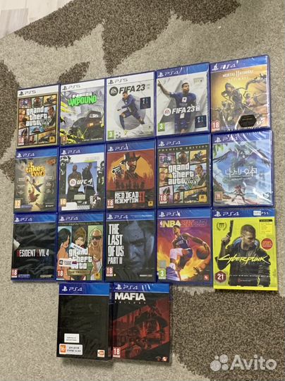 Новый Mafia trilogy запечатанный PS4/PS5